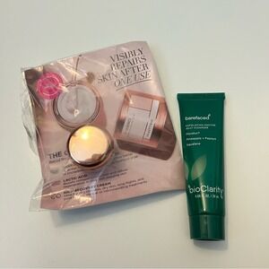 2x Bioclarity Exfoliating Enzyme Jelly Cleaner BeautyBio The Quench cream mini